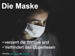 Körpersprache Lesen - die Stimme  - Corona